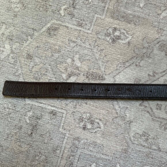 Men's Salvatore Ferragamo Reversible Leather Belt – Black/Brown, Size 31 - Picture 11 of 13